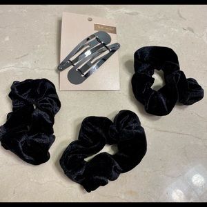 XL Kitsch snap barrettes and scrunchies